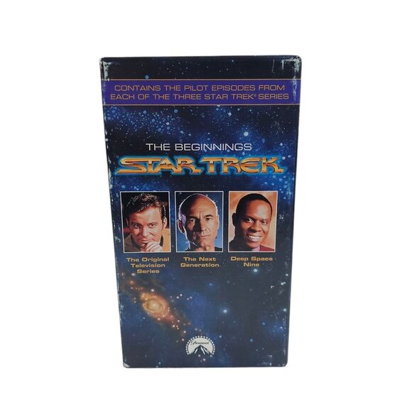 Star Trek The Beginnings Original Next Generation Deep Space Nine 3 VHS Tape Set - Picture 6 of 12